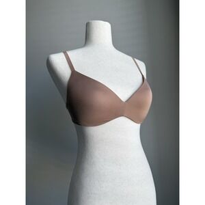 Skims Wireless T-Shirt Bra Sienna 34C Adjustable Strap Back Closure